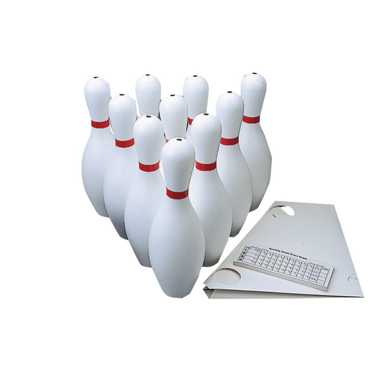 S&S Worldwide Bottom Weighted Hollow Plastic Recreational Bowling Pins, Official Size - 15" Tall